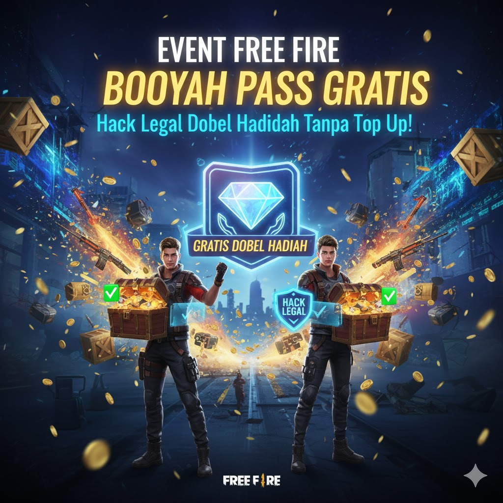 Event Free Fire Booyah Pass Gratis: Hack Legal Dobel Hadiah Tanpa Top Up!