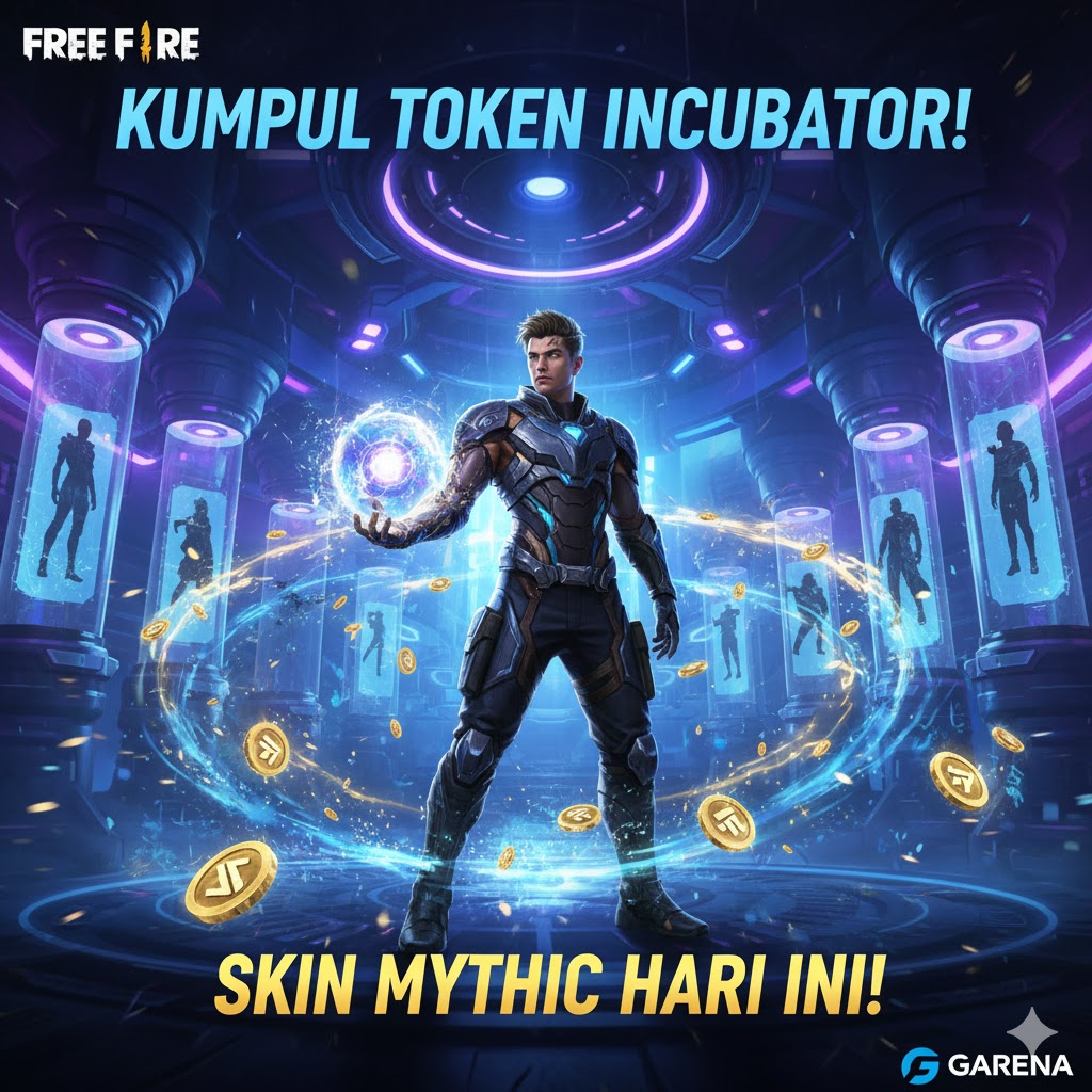 Petunjuk Harian Free Fire: Kumpul Token Incubator untuk Skin Mythic