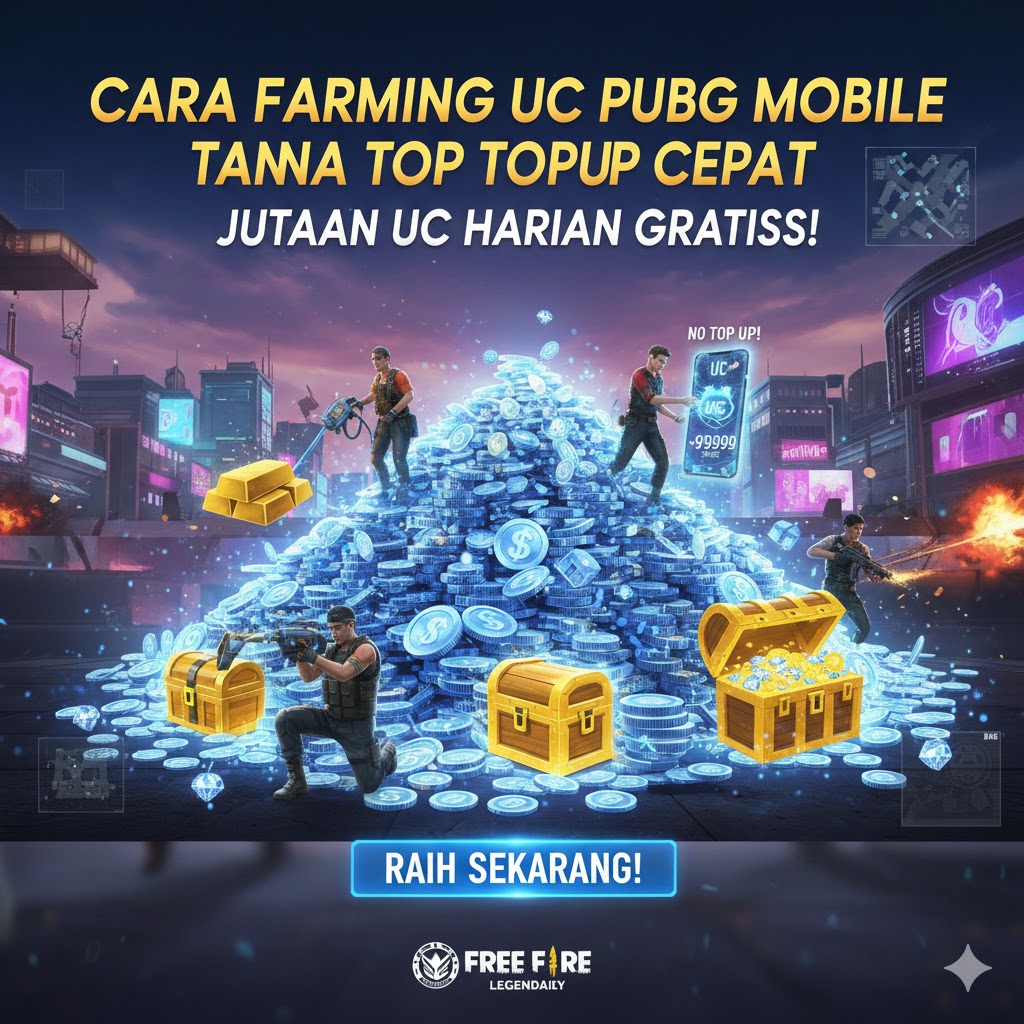 Cara Farming UC PUBG Mobile Tanpa Top Up Cepat - Jutaan UC Gratis 2025!
