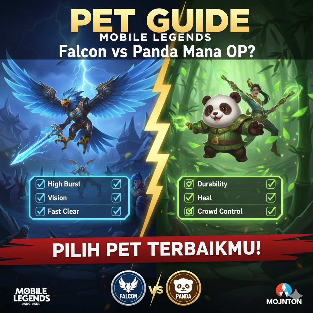 Pet Guide Mobile Legends: Falcon vs Panda Mana OP?