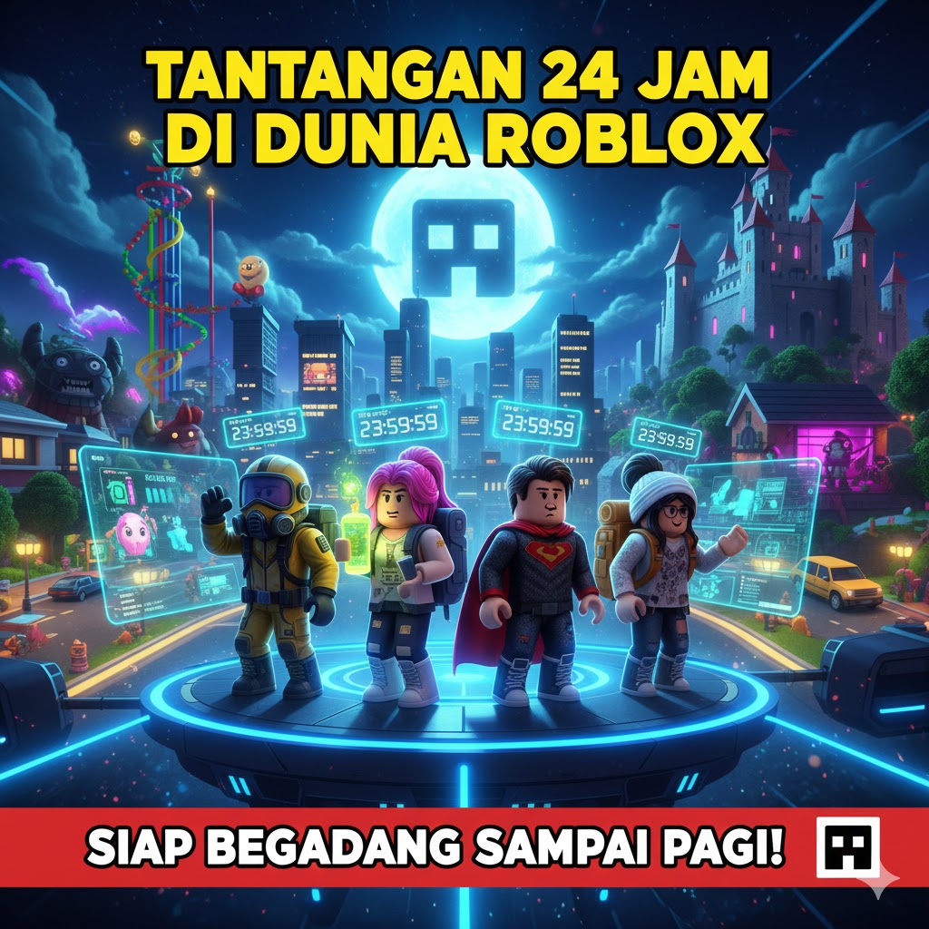 Tantangan 24 Jam di Dunia Roblox
