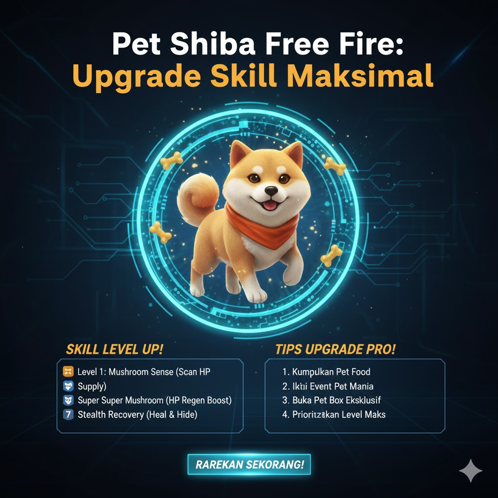 Detailed Shiba Level-Up Costs Free Fire 2026!
