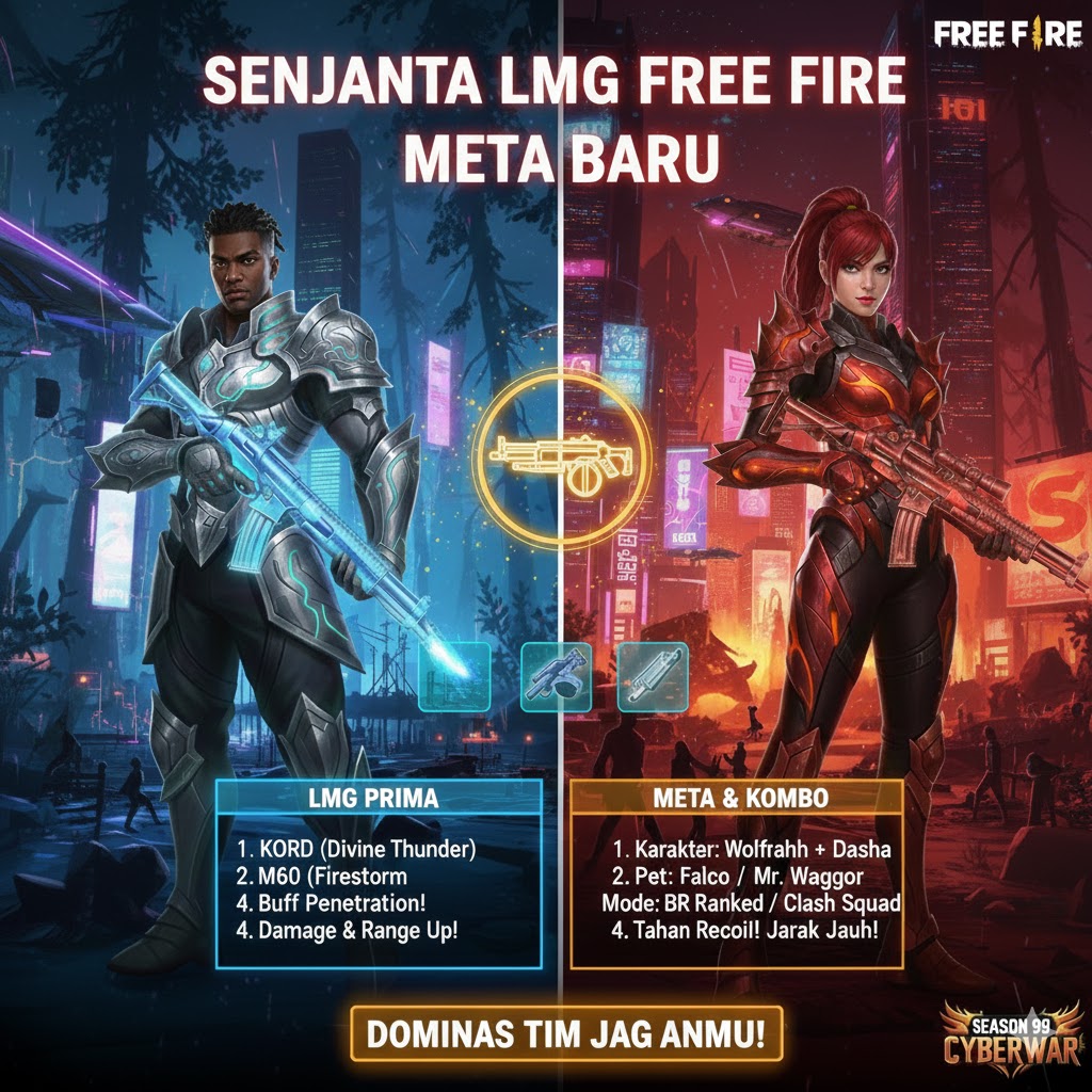 Senjata LMG Free Fire Meta Baru