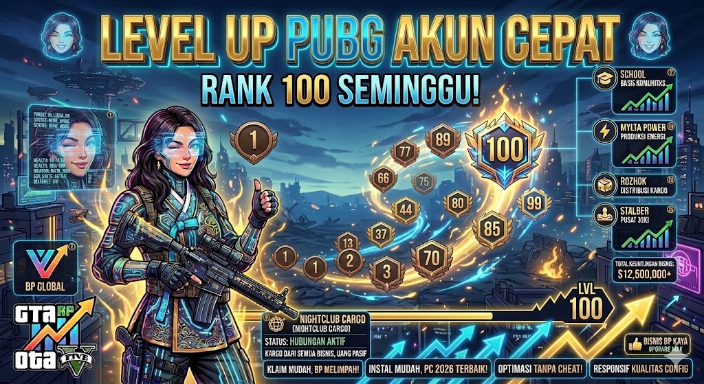 Level Up PUBG Akun Cepat: Rank 100 Seminggu!