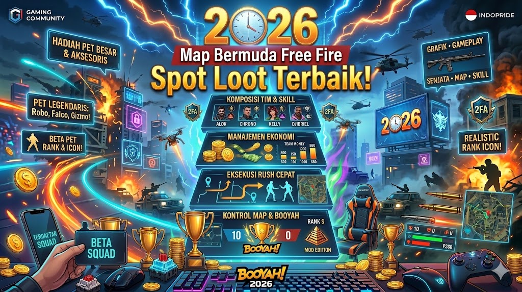 Map Bermuda Free Fire Diperbarui: Spot Loot Terbaik!