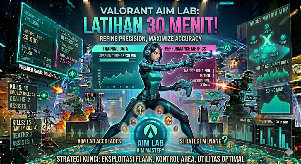 Valorant Aim Lab: Latihan 30 Menit Immortal Cepat!
